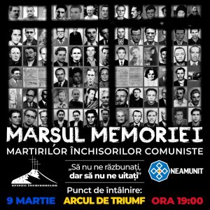 asociatia neam unit, marsul memoriei martirilor inchisorilor comuniste