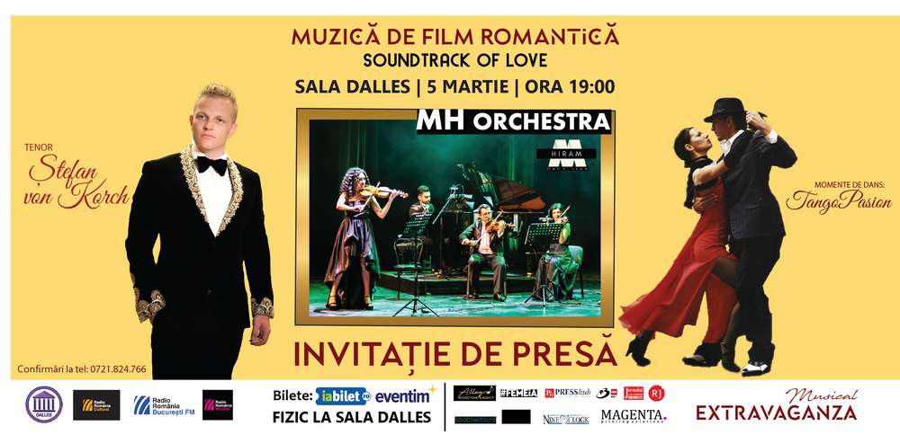 musical extravaganza, sala dalles, 5 martie 2024, o sole mio, arii celebre, fantezie spaniola, soundtrack of love