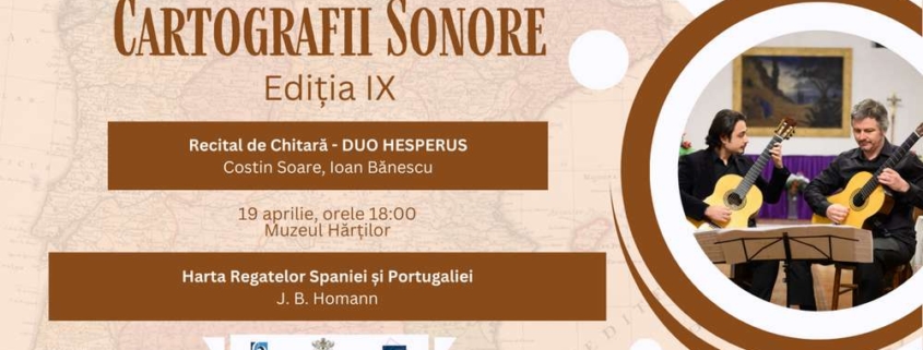 cartografii sonore, recital de chitara duo hesperus, ucimr