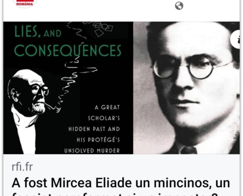 mircea eliade, neobolsevici, cultura anularii, rfi