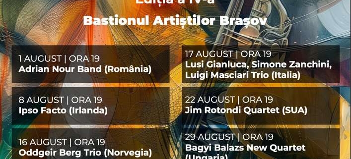 UCIMR anunță începerea JAZZ BASTION. TOGETHER, Ediția a IV-a, între 1 – 29 august 2024