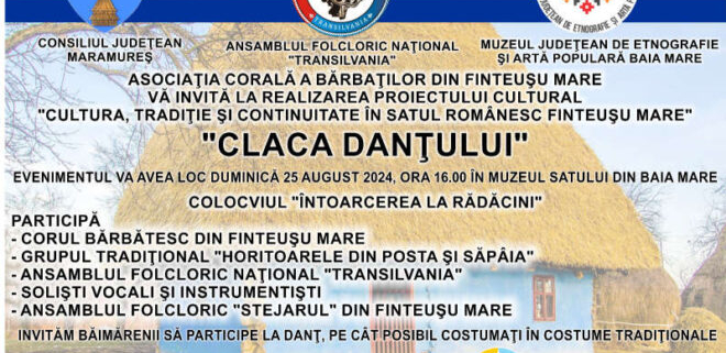 muzeul satului baia mare, claca dantului