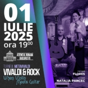 Au mai rămas cltimele locuri la Concertul „WHEN VIOLIN MEETS GUITAR” de la Ateneul Român, de pe 1 iulie 2025, ora 19:00