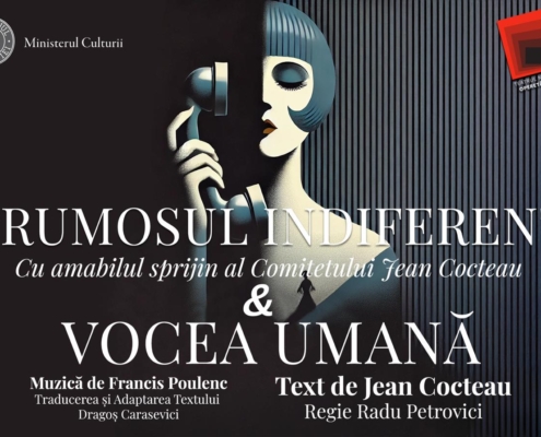 Soprana Oana Maria Şerban – Apariţie unică în „Frumosul indiferent” şi „Vocea umană” pe 19 iunie 2025 la Teatrul Naţional de Operetă şi Musical „Ion Dacian”