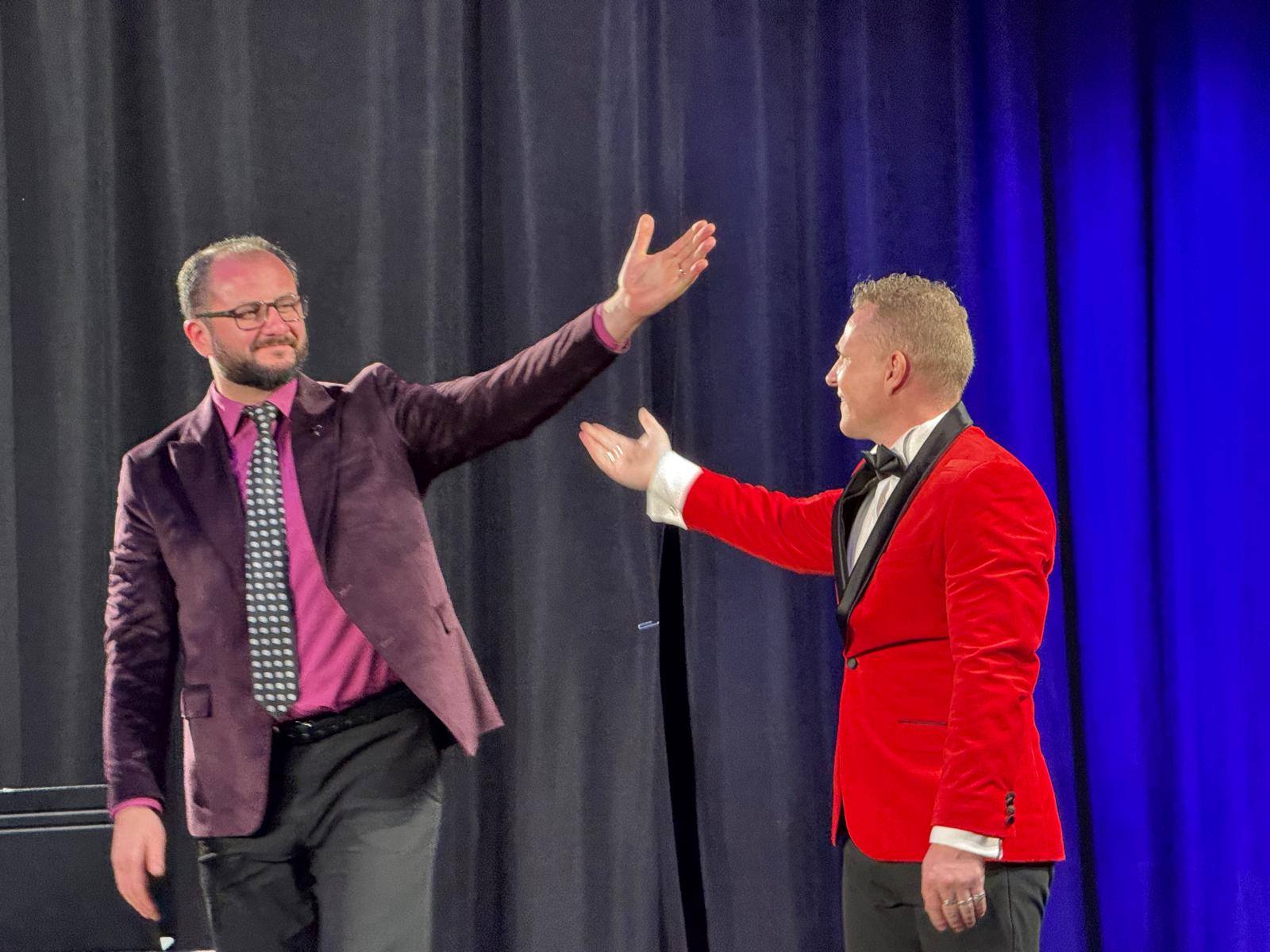 Alexandru Burca si Stefan von Korch