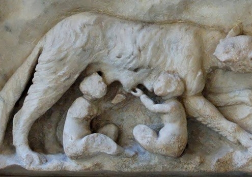 lupoaica, romulus si remus, imperiul roman